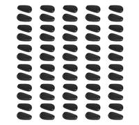 Almohadillas adhesivas de silicona para nariz, 30 pares, color negro, antideslizantes, accesorios para mayor comodidad