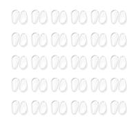 Almohadillas adhesivas de silicona para nariz, 30 pares, color negro, antideslizantes, accesorios para mayor comodidad