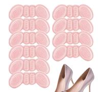 almohadillas adhesivas para el talón, inserciones para el talón del zapato, 10 pares de taloneras protectoras, Protector acolchado para el talón Almohadilla protectora para el talón de 6