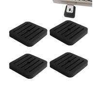 Almohadillas aislantes de goma - 4 piezas de patas de goma antivibración - Placas antivibración,Para cintas de correr, HVAC, lavadoras, secadoras, neveras, congeladores, compresores de aire