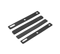 Almohadillas amortiguadoras de teclas de barra espaciadora, 7u | Formas de almohadillas continuas y recortadas, colocación específica alrededor del hardware del estabilizador,
