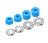 Almohadillas Amortiguadoras para Patineta PU Azul, Kit de Bujes | Poliuretano de Alta Rebote, Reduce el Desgaste Wheel Bite, para Trucks y Práctica en Parque