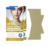 Almohadillas antiarrugas, parches para el cuello contra arrugas, tiras reutilizables para estiramiento del cuello, cinta de elevación invisible para reducir las arrugas (2 cajas de 10 unidades)