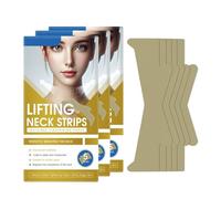 Almohadillas antiarrugas, parches para el cuello contra arrugas, tiras reutilizables para estiramiento del cuello, cinta de elevación invisible para reducir las arrugas (3 cajas de 15 unidades)