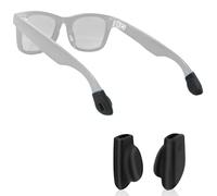 Almohadillas Antideslizantes para Ray-Ban Meta Wayfarer/Skyler/Headliner y Gen Accesorios Gafas Inteligentes, Sujeción Silicona Gafas Cómodas Almohadillas Orejas (Negro)