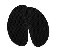 Almohadillas Antideslizantes para Talón Alto y Antepié, 1 Par Negras | Silicona, Vinilo y Resina Malla Adhesiva, Textura Antideslizante, para Suelos Lisos y Bodas