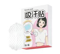 Almohadillas antisudor para axilas - 20 piezas adhesivas ultra delgadas unisex debajo de las axilas de algodón transpirable | 12,5 x 9,5 cm 60 g | Gimnasio, casa, escuela, viajes, oficina