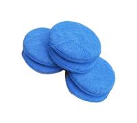 Almohadillas aplicadoras de cera microfibra, espuma automotriz, for limpieza y pulido fino automóviles(5 PCS)