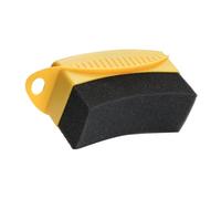 Almohadillas aplicadoras for el contorno y limpieza de neumáticos, accesorios detalle, esponja for pulir encerar llantas coche con funda ABS(Yellow-B)