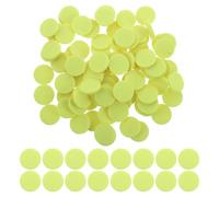 Almohadillas Aromáticas Redondas 30mm 300 Piezas de Tela No Tejida | Recambio para Ventilación de Coche y Collar Aromático, Color Amarillo, Formato DIY para Fragancia