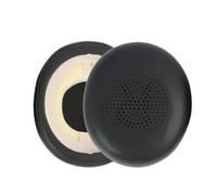 Almohadillas Auriculares, Almohadillas de Repuesto para Auriculares Compatible para Evolve2 65MS 65UC USB, Evolve2 40UC 40MS USB y Elite 45h, Cojines de Oreja en Material de Cuero Suave, Negro
