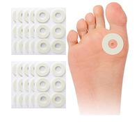 Almohadillas autoadhesivas para eliminar callos de maíz, 60 unidades, almohadillas de fieltro suave, anillos de maíz para pies, calcomanías antidesgaste, almohadillas protectoras de ampollas callosas