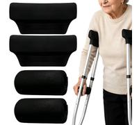 Almohadillas Axilares De Muletas,2 Piezas Ergonómico Ajustable Y Transpirable | Acolchado Axilar De Bastón Para Adultos | contra el Roce y Protección para Hombres Mujeres Adultos Mayores y Niños
