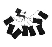 Almohadillas calefactoras eléctricas USB de tela con 3 niveles de resistencia, impermeables, para chalecos, chaquetas y sábanas.