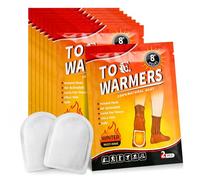 Almohadillas calentadoras para pies activadas por el aire, 8 horas de calor, 8 pares, calor 100% natural, almohadillas térmicas para pies
