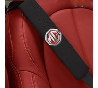 Almohadillas Cinturón Seguridad para MG One MG6 5 3 ZS HS EZS,Acolchadas Fundas Cinturon Protector Interior Transpirable CáLido Almohadilla Auto,Black