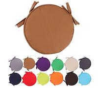 Almohadillas Coloridas para sillas para Interiores y Exteriores Cojines Redondos para Asientos Cojines para jardín y Patio para el hogar - Diámetro 30/38 cm, Funda de cojín para Muebles de Patio