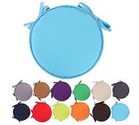 Almohadillas Coloridas para sillas para Interiores y Exteriores Cojines Redondos para Asientos Cojines para jardín y Patio para el hogar - Diámetro 30/38 cm, Funda de cojín para Muebles de Patio