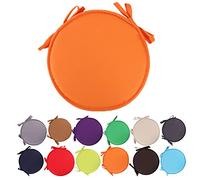 Almohadillas Coloridas para sillas para Interiores y Exteriores Cojines Redondos para Asientos Cojines para jardín y Patio para el hogar - Diámetro 30/38 cm, Funda de cojín para Muebles de Patio