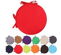 Almohadillas Coloridas para sillas para Interiores y Exteriores Cojines Redondos para Asientos Cojines para jardín y Patio para el hogar - Diámetro 30/38 cm, Funda de cojín para Muebles de Patio