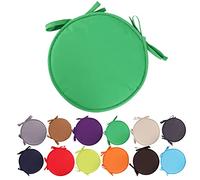 Almohadillas coloridas para sillas para interiores y exteriores Cojines redondos para asientos Cojines para jardín y patio para el hogar - Diámetro 30/38 cm, Funda de cojín para muebles de patio