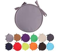 Almohadillas Coloridas para sillas para Interiores y Exteriores Cojines Redondos para Asientos Cojines para jardín y Patio para el hogar - Diámetro 30/38 cm, Funda de cojín para Muebles de Patio