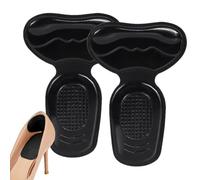 Almohadillas cómodas de tacón alto, 2 en 1, código reducido, antidesgaste, almohadilla cómoda para zapatos, almohadillas de silicona, pie para talones, hombres, ajuste más apretado, mujeres
