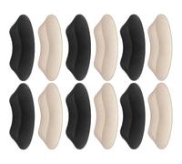 Almohadillas cómodas para el talón, 2 pares de forros de agarre para zapatos para un mejor ajuste, cojines de esponja suave para zapatos, protectores adhesivos para el talón