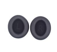 Almohadillas compatibles con Anker Q45 para auriculares - Piel proteica premium, ajuste perfecto y protección ligera Black