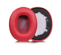 Almohadillas compatibles con auriculares JBL Tune 700BT 710BT 700BTNC 750BTNC, almohadillas de repuesto con esponja viscoelástica, aislamiento de ruido, piezas de reparación de auriculares (rojo)
