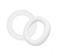 Almohadillas compatibles con auriculares Logitech G35 G935 G433 para juegos - Esponja estilo espuma viscoelástica de 10 cm (blanco)