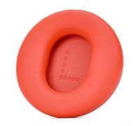 Almohadillas compatibles con CMF By For Nothing Headphone Pro construidas con espuma viscoelástica en capas y borde de cuero sintético reforzado (rojo)