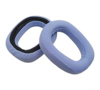 Almohadillas compatibles con Logitech Zone Vibe 100 125 G435 - Esponja de malla transpirable de repuesto negra (D)