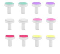 Almohadillas Cortaúñas Bebe Electrico, 12 Piezas Cabezas de Molienda de Reemplazo para Lima de Uñas para Bebé para Lima de Uñas para Bebés Cabezales Eléctricos para Moler Uñas para Recién Nacidos