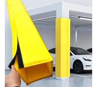 Almohadillas Cuadrada para Poste De Baloncesto, Acolchado Protector De 71" De Alto, Almohadillas De Espuma De Seguridad De 4 Lados para Postes De Baloncesto(Yellow,1PC Diameter 7 x7 Inch)