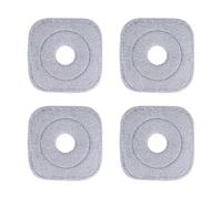 Almohadillas cuadradas de repuesto compatibles con True & Tidy SPIN-800 TrueClean Mop M16 Spin Mop (paquete de 4)