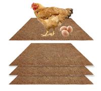 Almohadillas de | 4 piezas naturales reutilizables y lavables | Almohadillas para cajas de gallinas | para Ganado, Jardín Exterior, Granja, Granero, Pastizal, Patio Trasero de la Casa, Crianza y Puest
