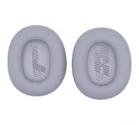 Almohadillas de alta calidad para auriculares JBL Live 770NC, almohadillas de repuesto de piel de proteína con ajuste cómodo (gris)