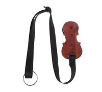 Almohadillas de apoyo for clavijas de violonchelo, soporte de clavija de madera maciza, anclajes de tope, protector con 3 orificios, soporte y tope de extremo(Brown)