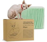 Almohadillas de arena para gatos de alta absorción, protección a prueba de fugas para sistemas de 2 capas estilo Breeze, control de olores de larga duración para un hogar más limpio y fresco, 43 x 29