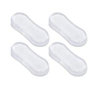 Almohadillas de asiento de inodoro | 4pcs Calador de tapa de inodoro | Almohadillas de parachoques de repuesto | Fuerte adhesivo fuerte hospital para la tapa del inodoro