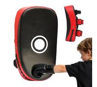 Almohadillas de boxeo: almohadilla de manopla de enfoque curvada de 17x37x10 cm, equipo de entrenamiento de kickboxing, escudo de práctica de ataque | Excelente material, equipo de fitness para niños,