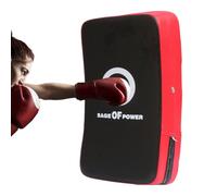 Almohadillas de boxeo, entrenamiento curvado, equipo de enfoque de karate, cómodo equipo de bloqueo de artes marciales, almohadillas de objetivo que absorben los golpes con agarre ajustable para niños