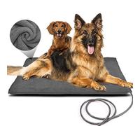 Almohadillas de calefacción para mascotas al aire libre para perros y gatos, alfombrilla de calefacción para casa de perro, manta eléctrica suave, control de temperatura automático, impermeable,