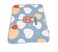 Almohadillas de Cama Impermeables Lavables de 28 X 39,4 Pulgadas, Suaves para la Piel, Absorción de Agua para Mujeres, Bebés, Control de la Incontinencia