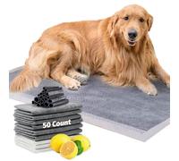 Almohadillas de carbón para orina de mascotas, control de olores de carbón activado, superabsorbentes, a prueba de fugas, almohadillas de entrenamiento para orina de perro, gato, conejo, hámster