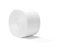 Almohadillas de celulosa de 12 capas, sin polvo, 500 unidades, 5 x 4 cm, color blanco