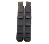 Almohadillas de correa de hombro para mochilero y buceo, hechas de neopreno, ligeras y transpirables para un uso prolongado (negro)