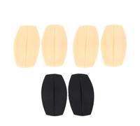 Almohadillas de Correa de Sujetador Silicona cómoda Cojines sin Deslizamiento de la Piel Negro 3 Pares