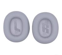 Almohadillas de cuero de proteína para auriculares Jbl Live 770nc de repuesto, funda de cojín suave y cómoda, color gris, juego de 2 piezas (gris)